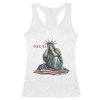 Statue of Liberty Anti ICE Deportation Human Rights Protest Racerback Tank Top