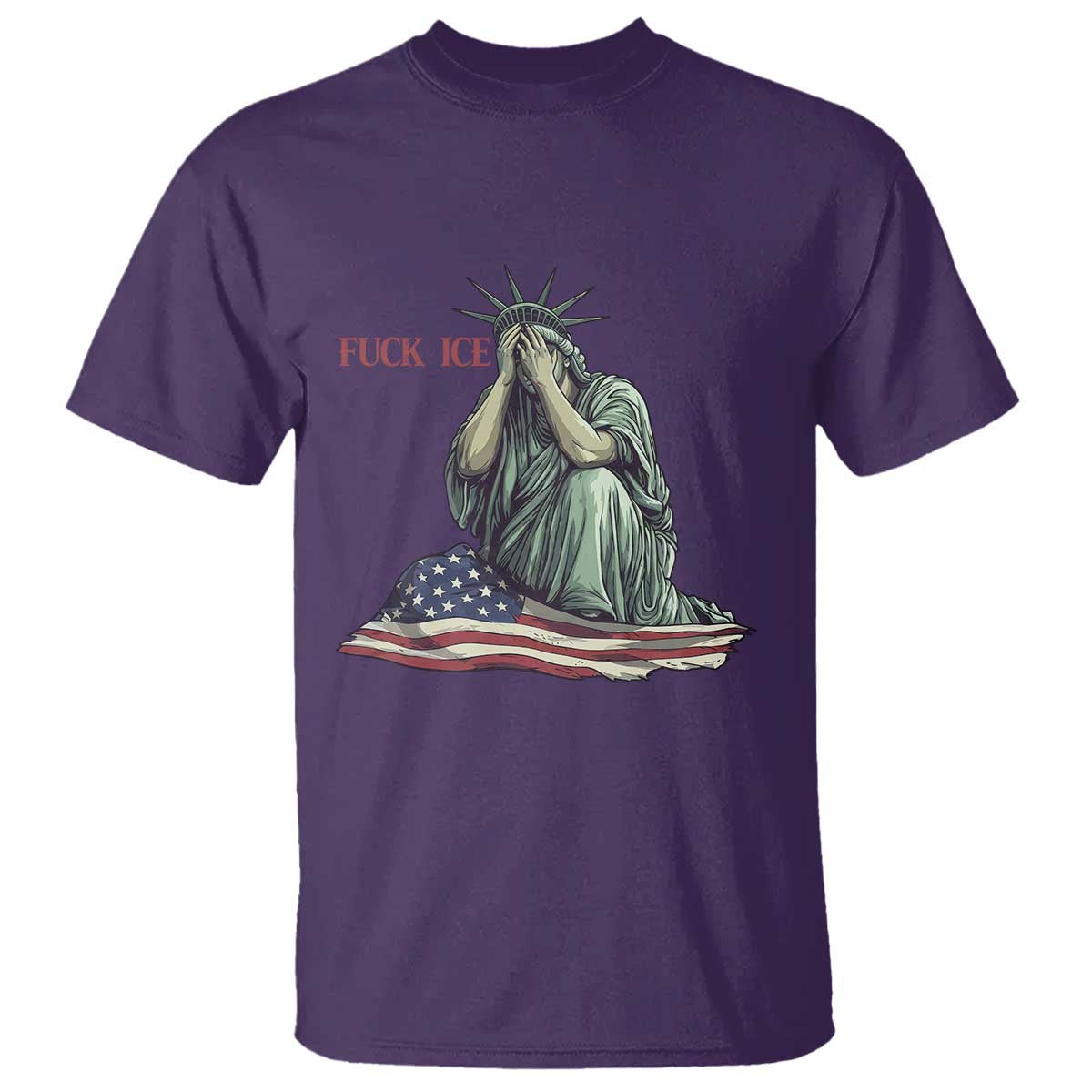 Statue of Liberty Anti ICE Deportation Human Rights Protest T Shirt