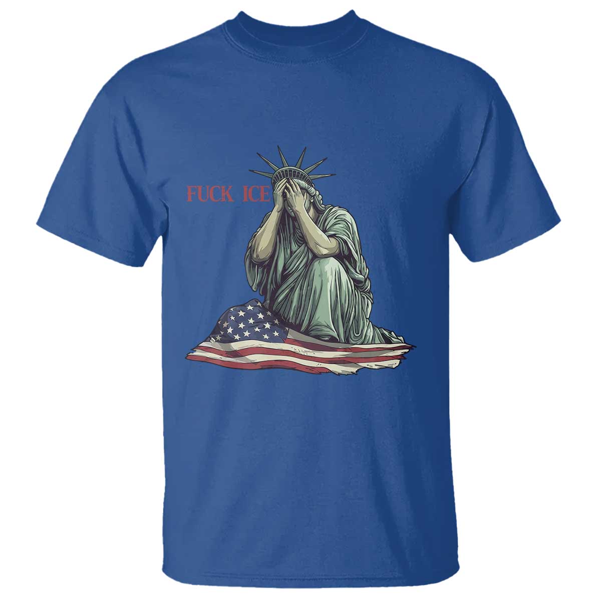 Statue of Liberty Anti ICE Deportation Human Rights Protest T Shirt
