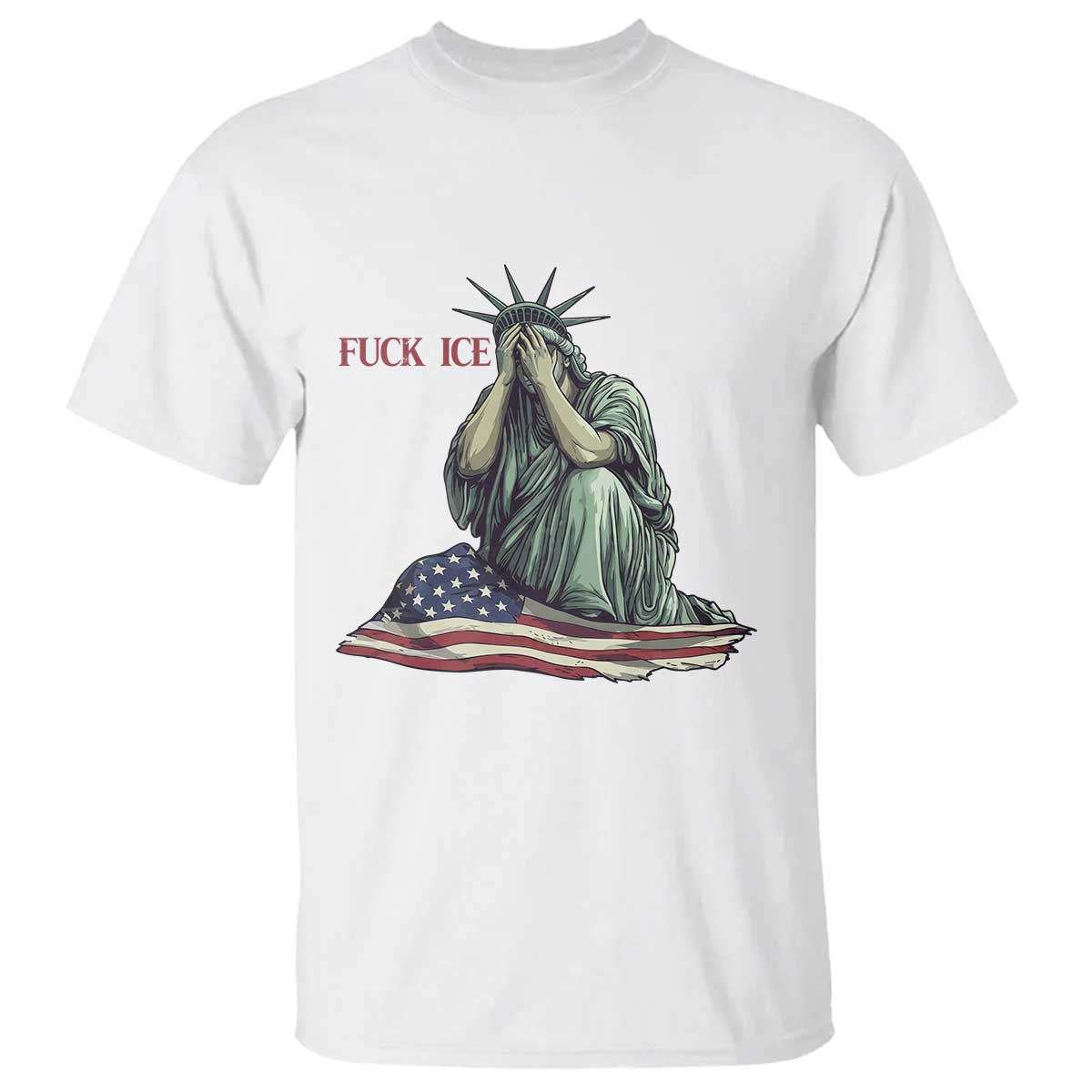 Statue of Liberty Anti ICE Deportation Human Rights Protest T Shirt