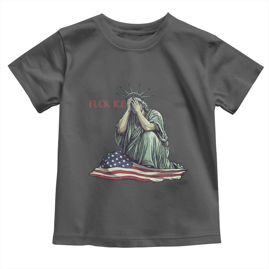 Statue of Liberty Anti ICE Deportation Human Rights Protest Toddler T Shirt
