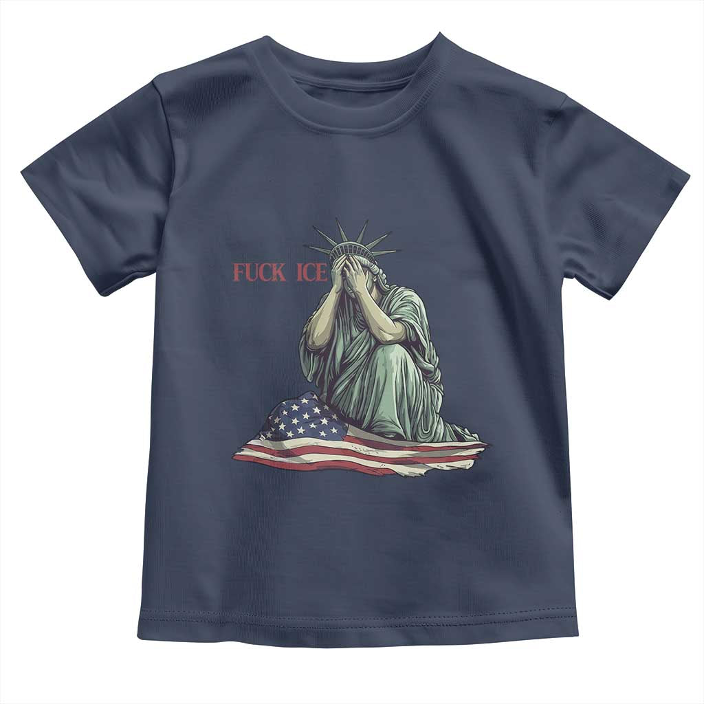 Statue of Liberty Anti ICE Deportation Human Rights Protest Toddler T Shirt