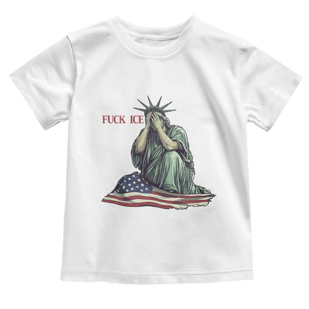 Statue of Liberty Anti ICE Deportation Human Rights Protest Toddler T Shirt