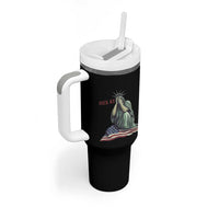 Statue of Liberty Anti ICE Deportation Human Rights Protest Tumbler With Handle