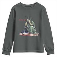 Statue of Liberty Anti ICE Deportation Human Rights Protest Youth Sweatshirt