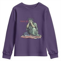 Statue of Liberty Anti ICE Deportation Human Rights Protest Youth Sweatshirt