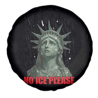 No Ice Please Spare Tire Cover Statue of Liberty Crying Anti ICE Deportation Human Rights