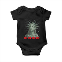 No Ice Please Baby Onesie Statue of Liberty Crying Anti ICE Deportation Human Rights