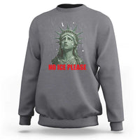No Ice Please Sweatshirt Statue of Liberty Crying Anti ICE Deportation Human Rights