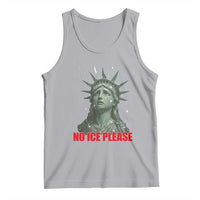 No Ice Please Tank Top Statue of Liberty Crying Anti ICE Deportation Human Rights