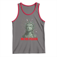 No Ice Please Tank Top Statue of Liberty Crying Anti ICE Deportation Human Rights
