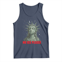 No Ice Please Tank Top Statue of Liberty Crying Anti ICE Deportation Human Rights