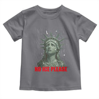 No Ice Please Toddler T Shirt Statue of Liberty Crying Anti ICE Deportation Human Rights