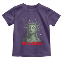 No Ice Please Toddler T Shirt Statue of Liberty Crying Anti ICE Deportation Human Rights