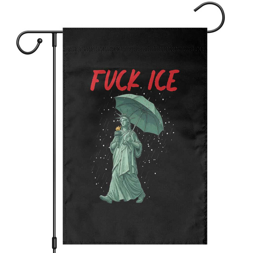 Statue of Liberty Crying Anti ICE Protest Meme Garden Flag