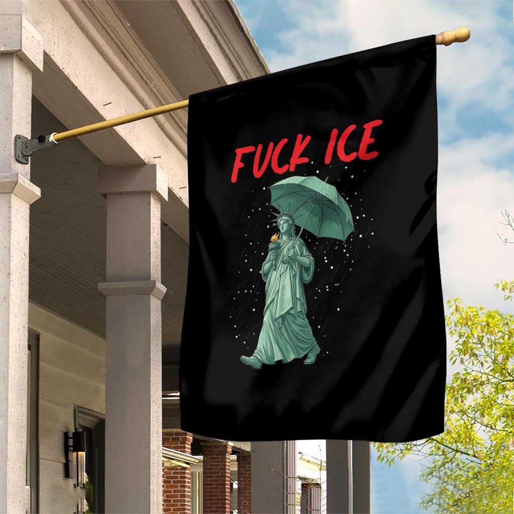 Statue of Liberty Crying Anti ICE Protest Meme Garden Flag