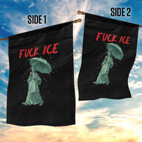 Statue of Liberty Crying Anti ICE Protest Meme Garden Flag