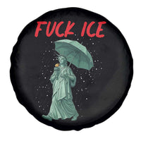 Statue of Liberty Crying Anti ICE Protest Meme Spare Tire Cover
