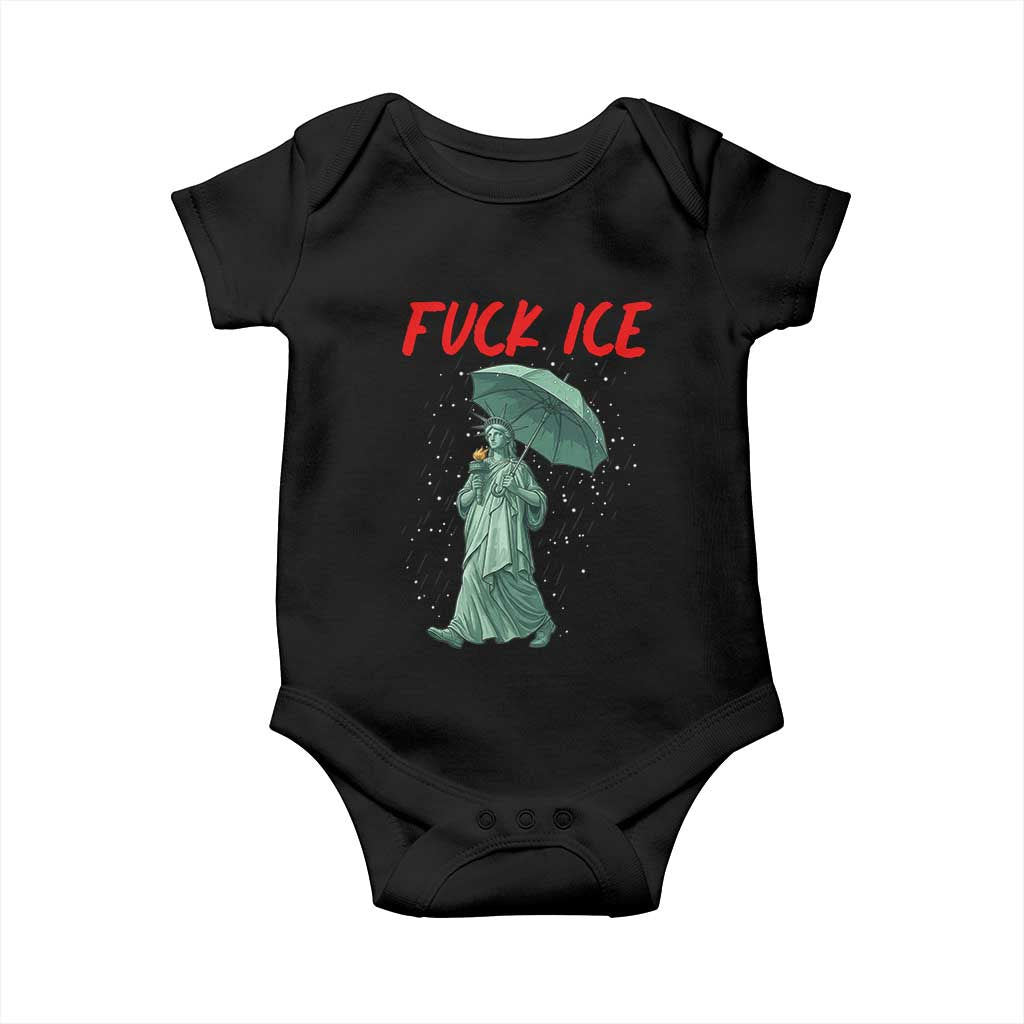 Statue of Liberty Crying Anti ICE Protest Meme Baby Onesie