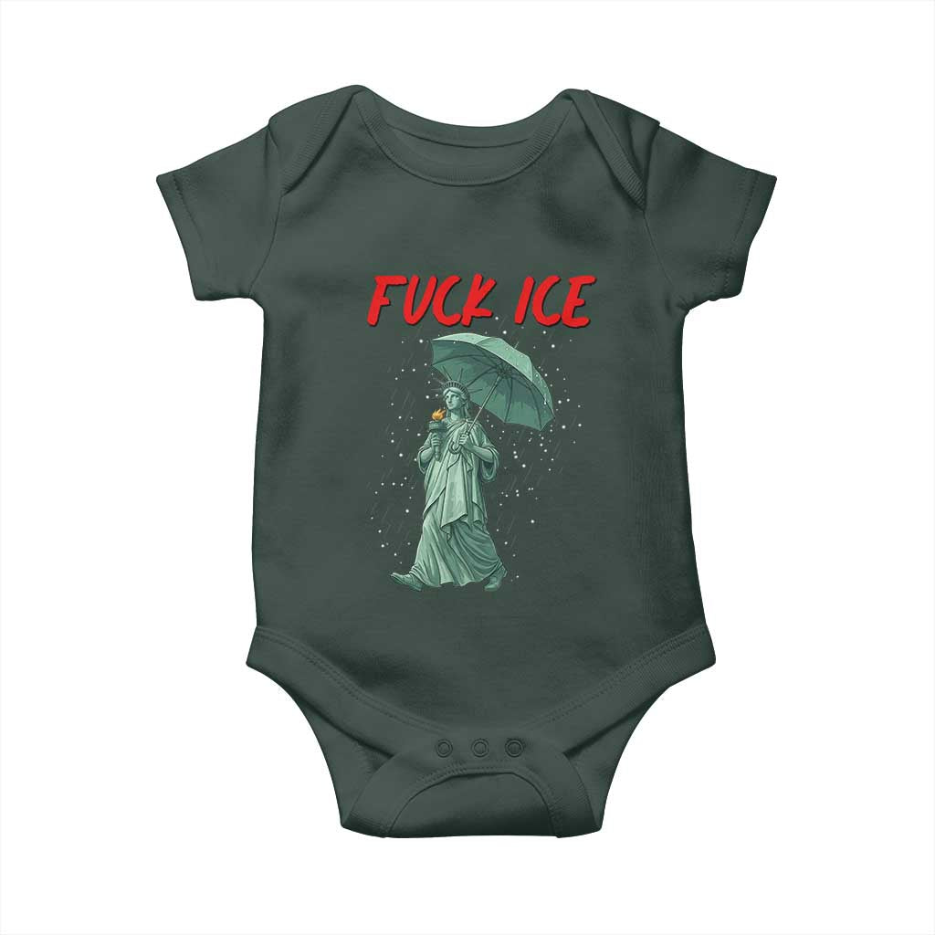 Statue of Liberty Crying Anti ICE Protest Meme Baby Onesie
