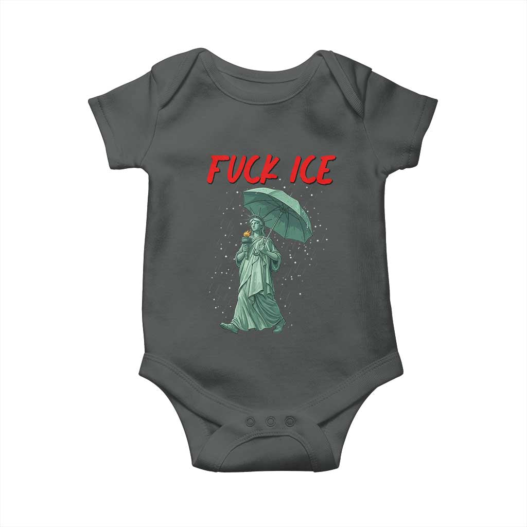 Statue of Liberty Crying Anti ICE Protest Meme Baby Onesie