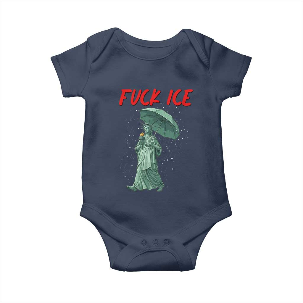 Statue of Liberty Crying Anti ICE Protest Meme Baby Onesie
