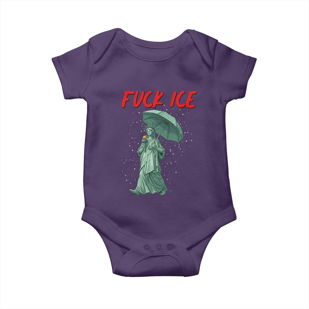 Statue of Liberty Crying Anti ICE Protest Meme Baby Onesie