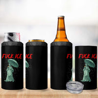 Statue of Liberty Crying Anti ICE Protest Meme 4 in 1 Can Cooler Tumbler