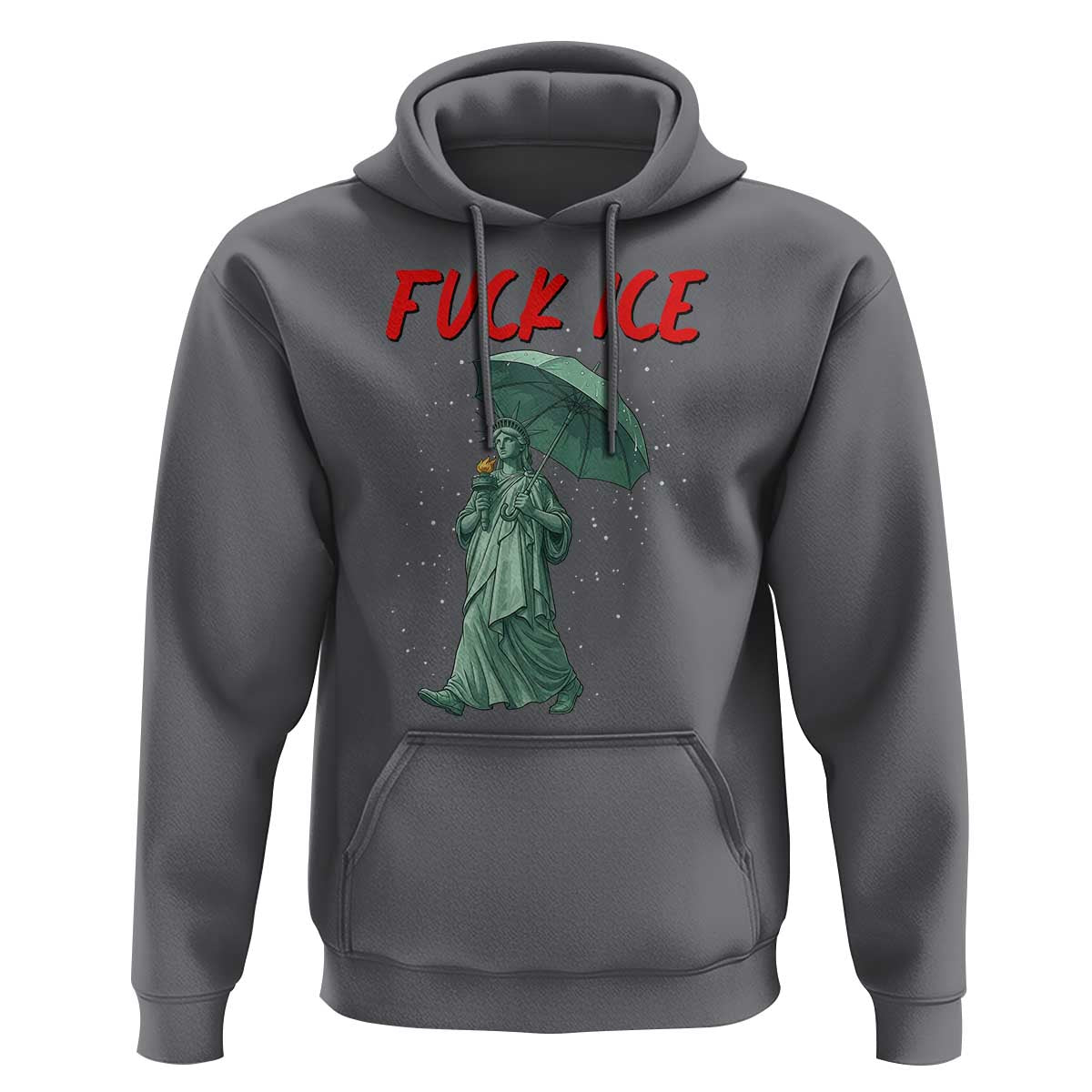 Statue of Liberty Crying Anti ICE Protest Meme Hoodie