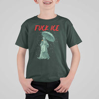 Statue of Liberty Crying Anti ICE Protest Meme T Shirt For Kid
