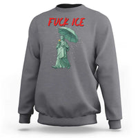 Statue of Liberty Crying Anti ICE Protest Meme Sweatshirt