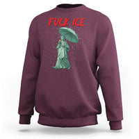Statue of Liberty Crying Anti ICE Protest Meme Sweatshirt