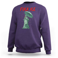Statue of Liberty Crying Anti ICE Protest Meme Sweatshirt