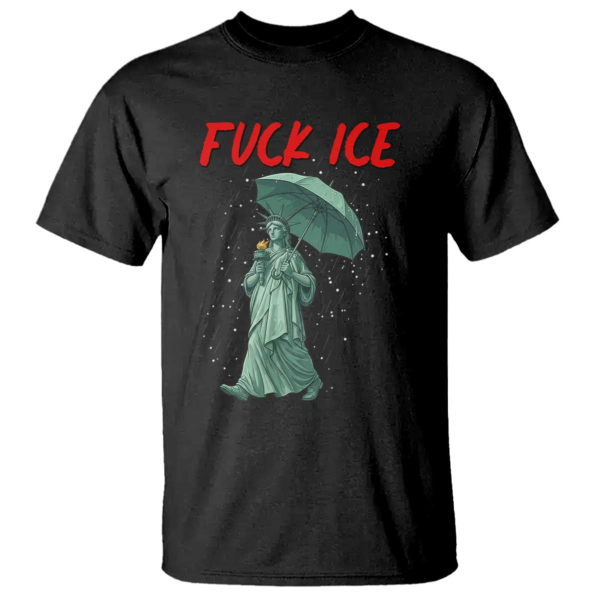 Statue of Liberty Crying Anti ICE Protest Meme T Shirt
