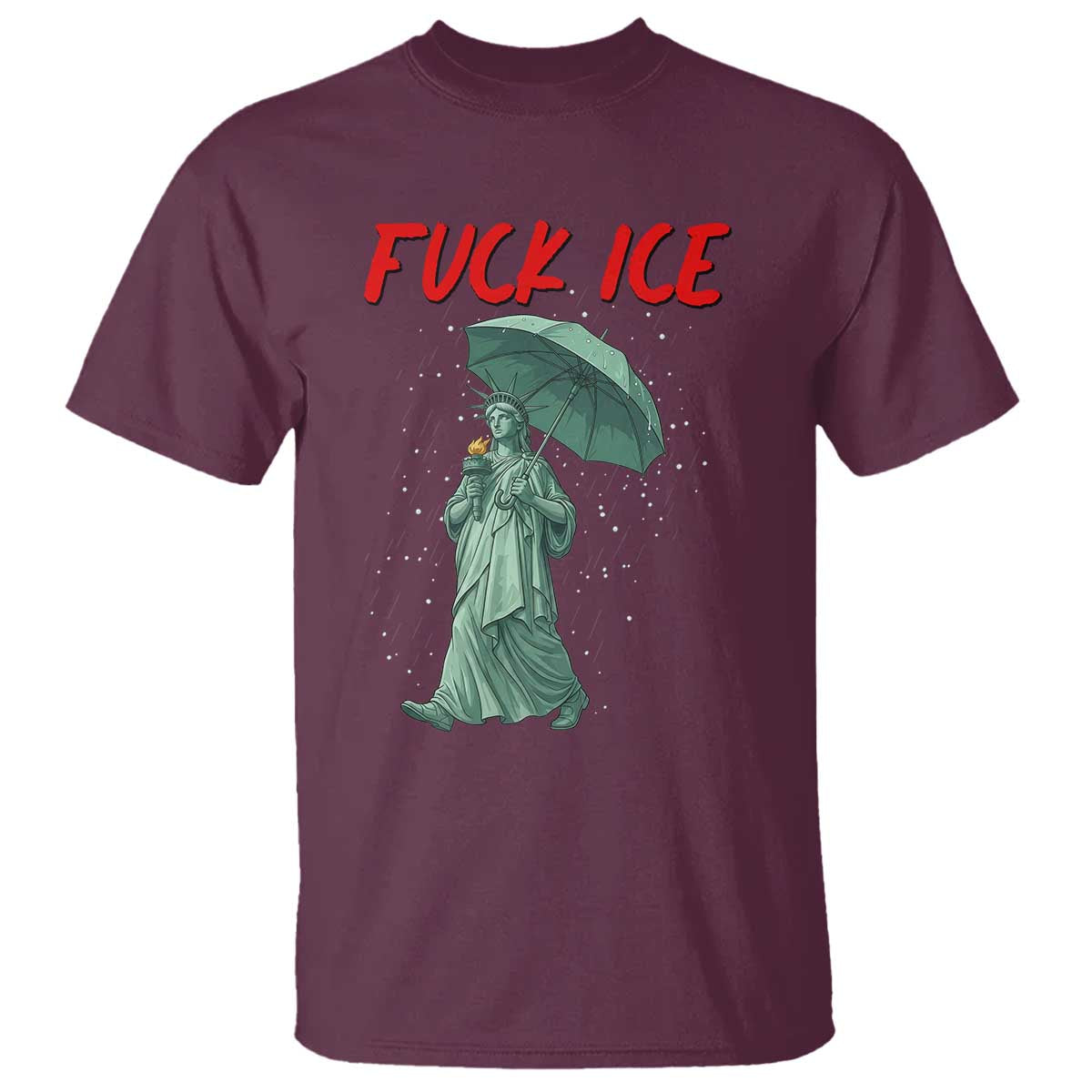 Statue of Liberty Crying Anti ICE Protest Meme T Shirt