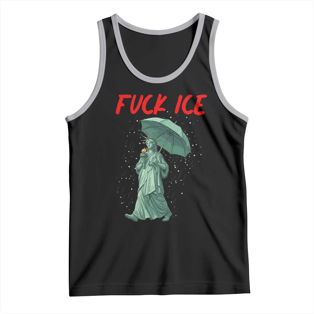 Statue of Liberty Crying Anti ICE Protest Meme Tank Top