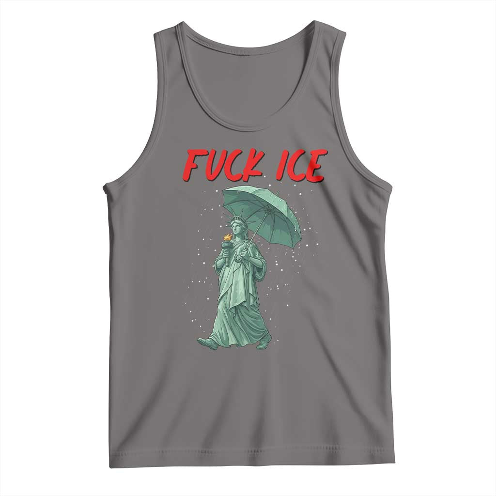 Statue of Liberty Crying Anti ICE Protest Meme Tank Top