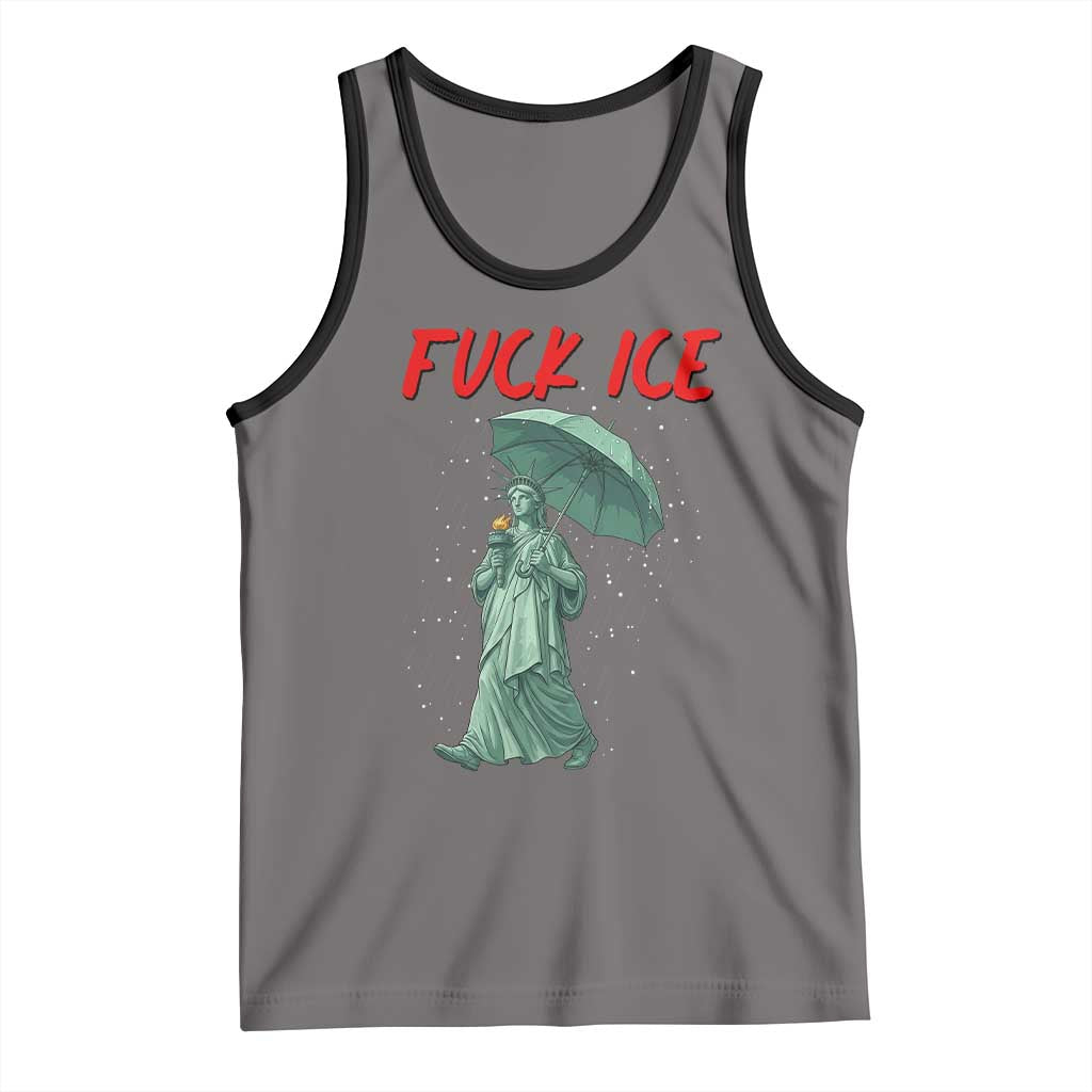 Statue of Liberty Crying Anti ICE Protest Meme Tank Top