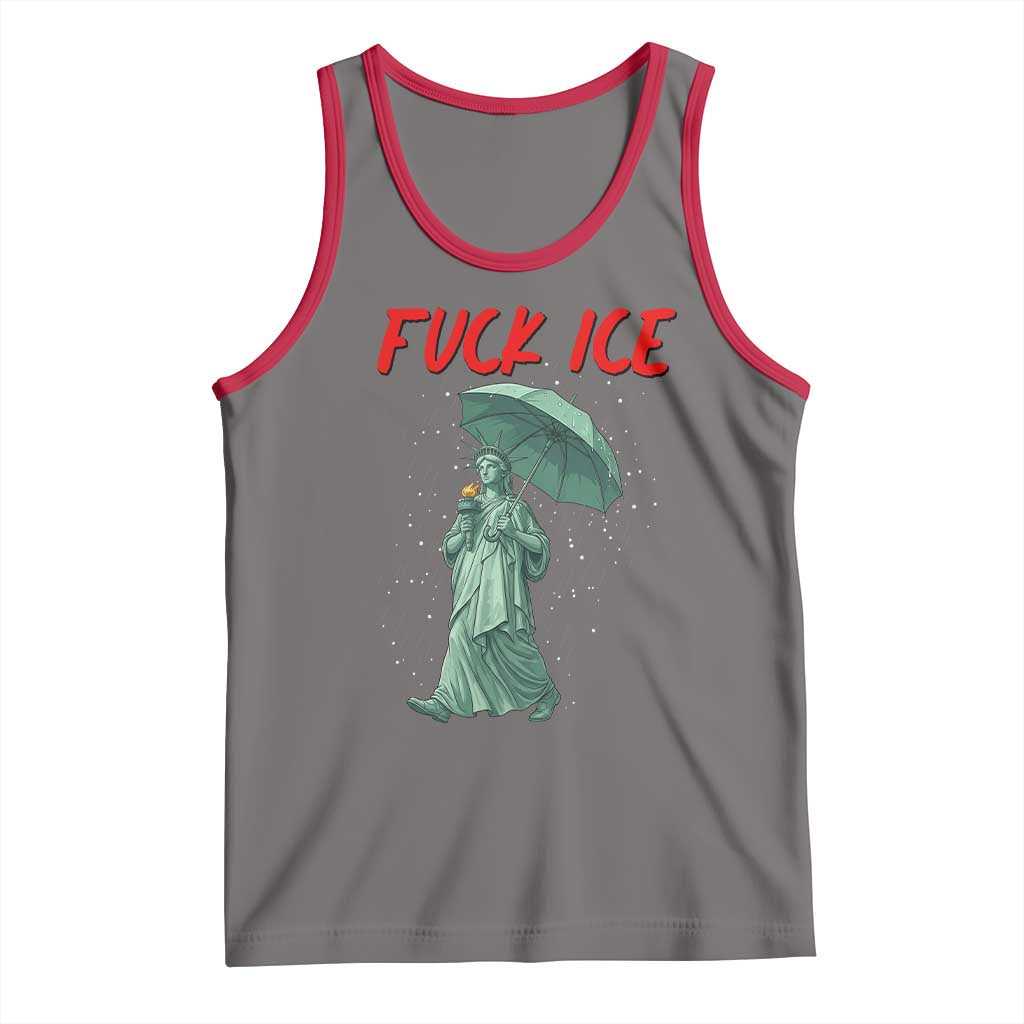 Statue of Liberty Crying Anti ICE Protest Meme Tank Top