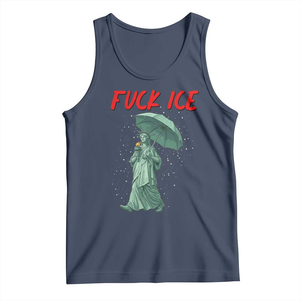 Statue of Liberty Crying Anti ICE Protest Meme Tank Top