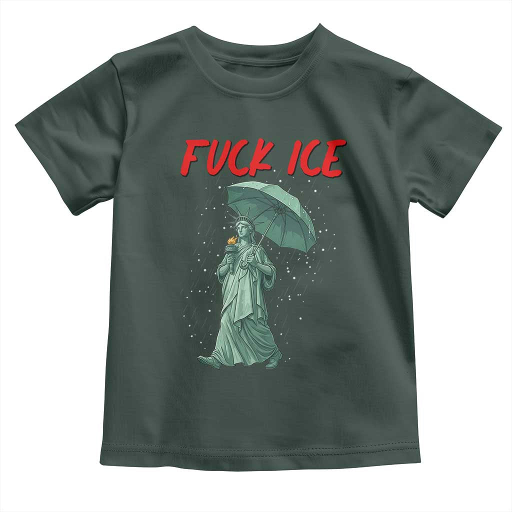 Statue of Liberty Crying Anti ICE Protest Meme Toddler T Shirt