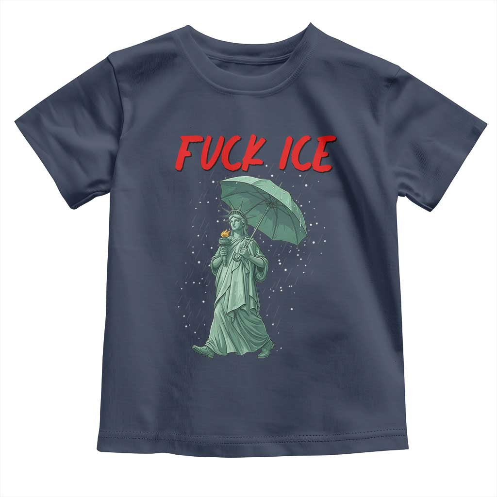 Statue of Liberty Crying Anti ICE Protest Meme Toddler T Shirt