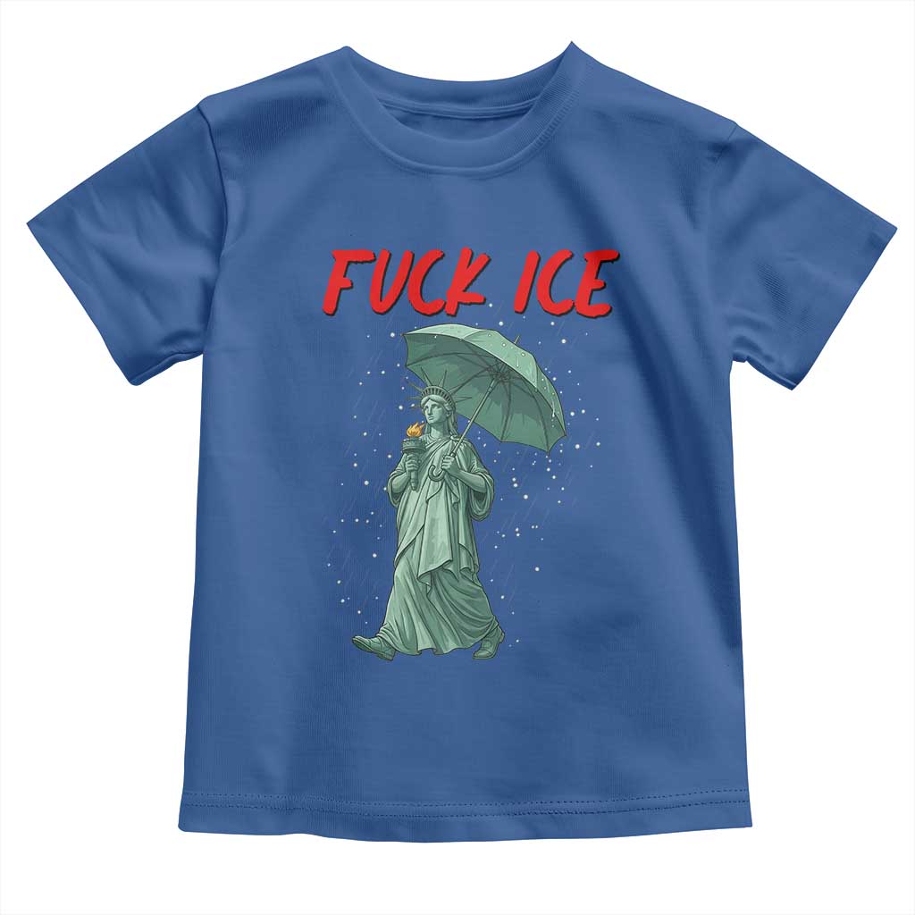Statue of Liberty Crying Anti ICE Protest Meme Toddler T Shirt