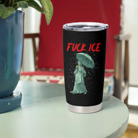 Statue of Liberty Crying Anti ICE Protest Meme Tumbler Cup