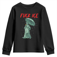 Statue of Liberty Crying Anti ICE Protest Meme Youth Sweatshirt