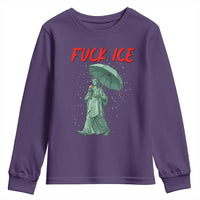 Statue of Liberty Crying Anti ICE Protest Meme Youth Sweatshirt