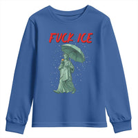 Statue of Liberty Crying Anti ICE Protest Meme Youth Sweatshirt