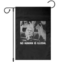 No Human Is Illegal Garden Flag Funny Cat Anti ICE Meme