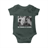 No Human Is Illegal Baby Onesie Funny Cat Anti ICE Meme