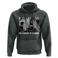 No Human Is Illegal Hoodie Funny Cat Anti ICE Meme